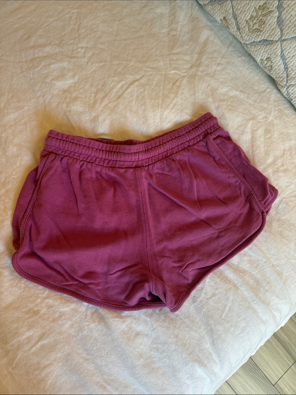 Universal Thread Raspberry Drawstring Athletic Shorts - Picture 3 of 3